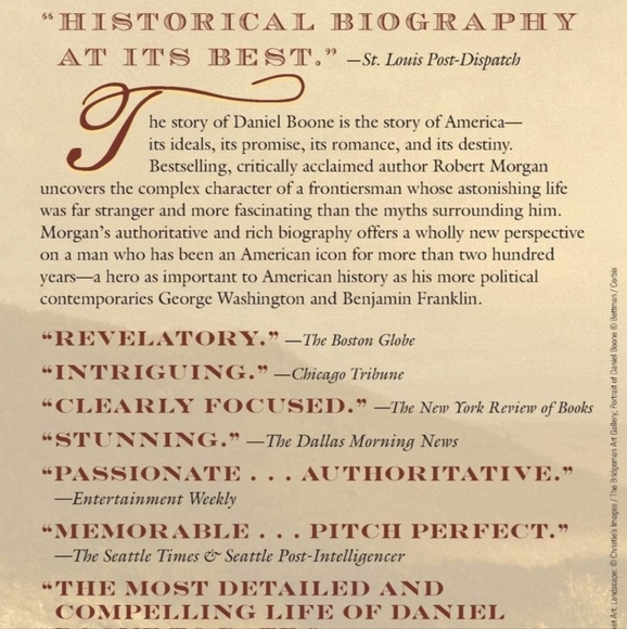 Robert MorganBoone: A Biography (Shannon Ravenel Books (Paperback)) - Picture 3 of 4